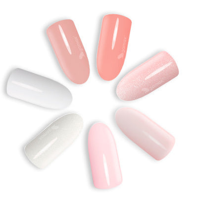 Bazë rubber xhel bazë & ngjyrë rozë pastel Fast Fiber Pinky 15 ml