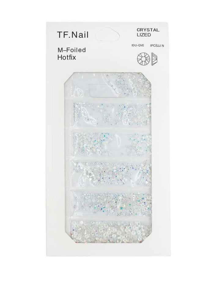 Gurë për dekorim thonjsh me shkëlqim rozë 1440 copë