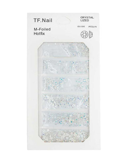 Gurë për dekorim thonjsh me shkëlqim rozë 1440 copë