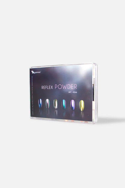 Reflex Powder Pluhur efekt pasqyrë Kuti me 6 copë