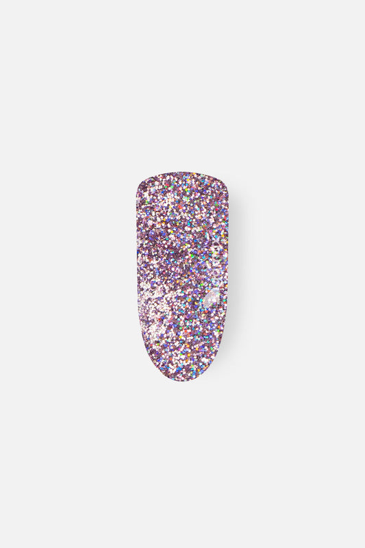 Fuchsia glitter pluhur thonjsh me shkëlqim