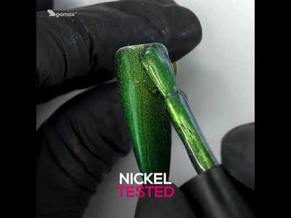 Manikyr xhel i gjelbër magnet Cat Eye Rainbow 15ml
