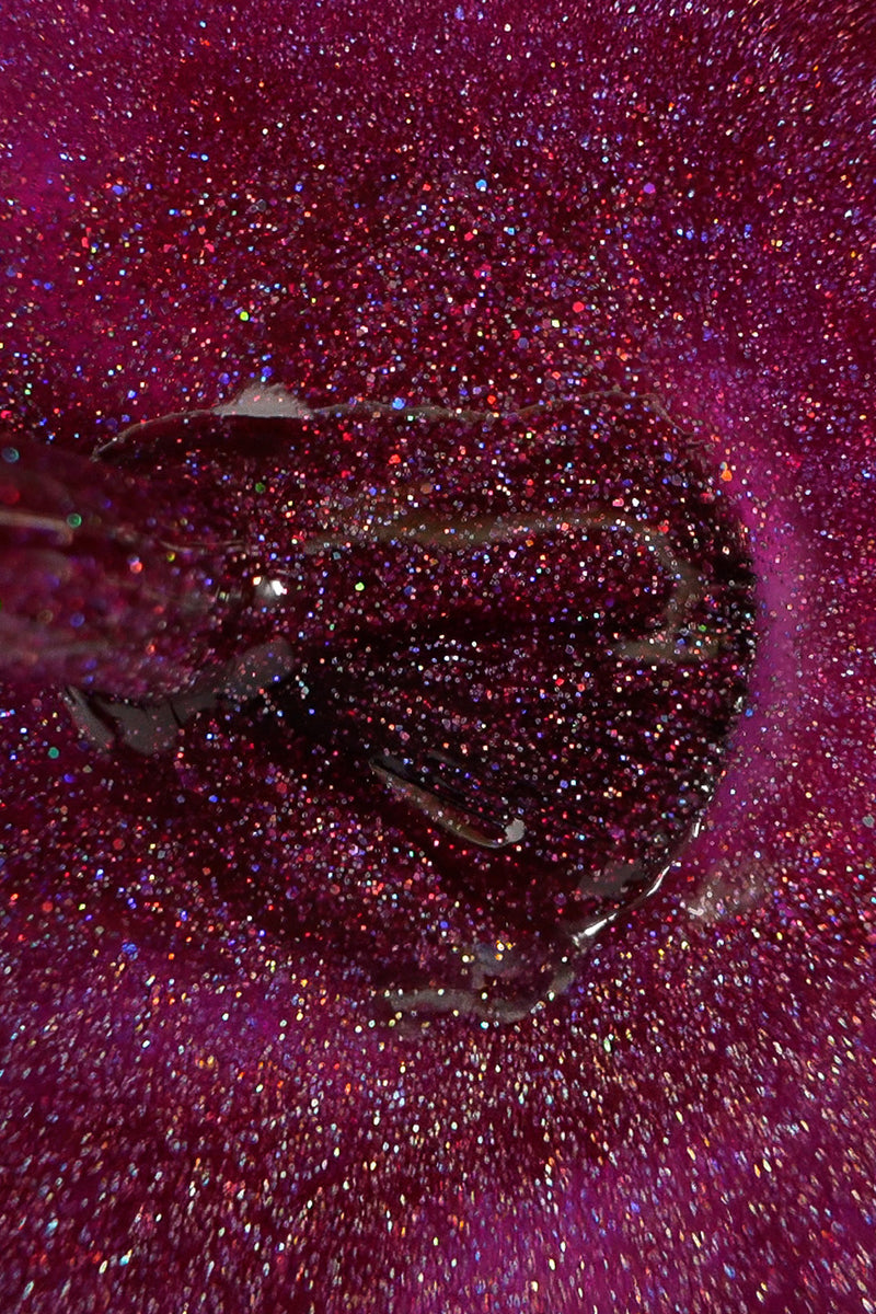 Manikyr xhel i kuq glitter Red Glitz 15 ml