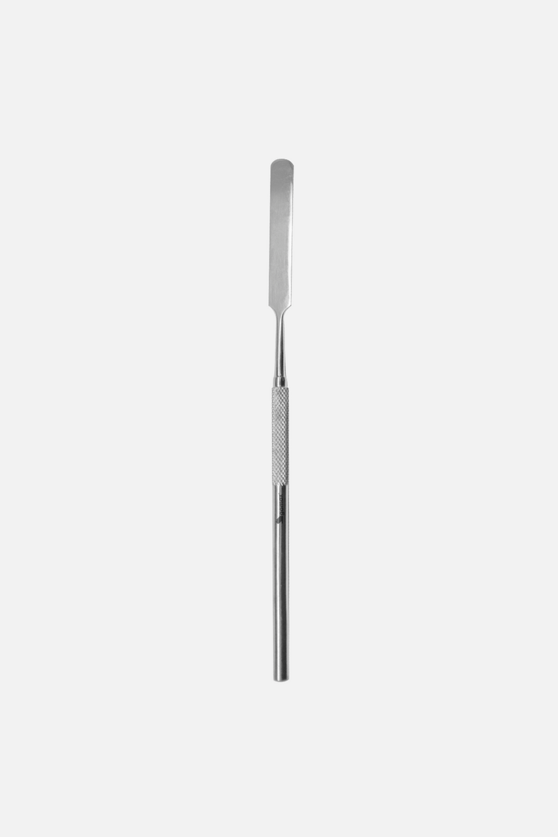 Spatula çeliku për përzierjen e xhelit kolor